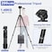 Eocean Tripod for Camera, 200cm Aluminum Camera Tripod Heavy Duty Tripod Stand for DSLR/Mobile Phone, Tall Camera Stand Travel Video Tripod with Carry Bag
