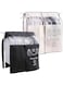 Joyzzz Clothes Cover, 2Pcs Transparent Cover Clothes Rack Dustproof, Garment Bags Household Three-Dimensional Clothing Dust Cover, Clothing Dustproof Covers with Magic Tape for Home Clothes