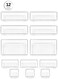 Drawer Dividers Organizer Set of 12 Pieces Clear Plastic Drawer Organizing and Storage Bins For Makeup Jewelry Dresser Office And Kitchen Bliss