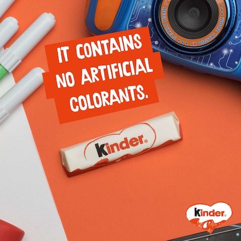 Kinder Chocolate Pack of 4 Bars, 50g
