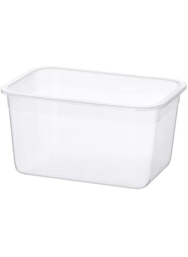 Food Container, Rectangular/Plastic2.0 L
