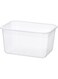 Food Container, Rectangular/Plastic2.0 L