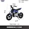 Lovely Baby Rechargeable Kids Powered Riding Motor Bike, Electric Ride-On Motorcycle with Key Start, Speed Adjustment, Music &amp; Lights, Air Suspension Wheels - Blue