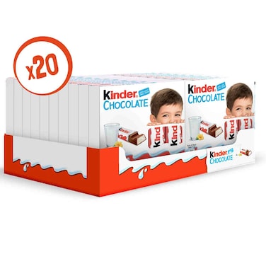 Kinder Chocolate 50g Pack of 20