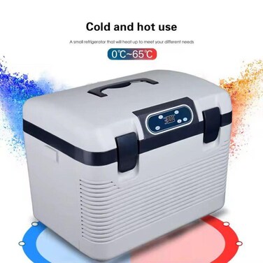 Tradeo 19L Portable Car Refrigerator Cooler and Warmer Electric Lunch Box 12V 24V 220V Travel Fridge