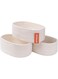 Kriitools Baskets&amp;Bins for Shelf Storage Organizing/Cute Basket to Store and Organize Household Items/Woven Rope Basket for Living Room, Bedroom,Playroom,3 Packs White
