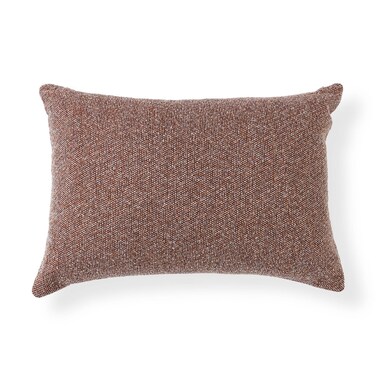 Home Sheldon Textured Filled Cushion with Down Alternative Filling Ultimate Comfort for Decorative Cushion Bed, Couch, Sofa and Supportive Use, Premium Square Pillow 35x50cm - Rust, 1 Piece