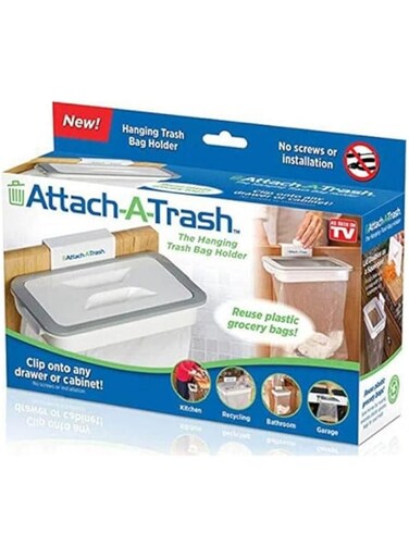 Dubai Gallery Attach A Trash Hanging Trash Bag Holdercupboard Door Back Trash Rack Storage Waste Binkitchen Cabinet Garbage Tools White