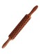 Embossing Pattern Rolling Pin Brown 39cm