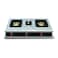 3 Burner LPG Gas Stove with Manual Ignition, Stainless Steel Body for Home Kitchen