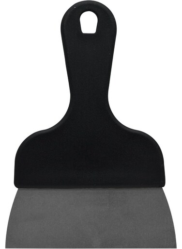 Raj Flexible Spatula, Silver, 21 cm, Kitchen Griddle Accessories, Bread Spatula, Dough Spatula Black/Silver 21x14.5cm