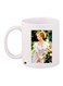 Women Printed Coffee Mug White/Beige/Green 11ounce
