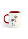 Al-Adha Sheep Printed Mug White/Red
