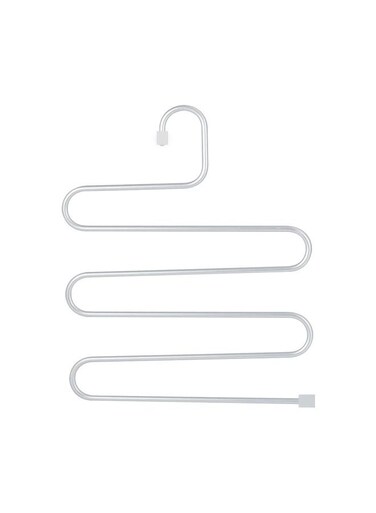 Rack trouser Pants Closet Hangers Clothes Stainless Steel Organizer