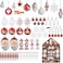 Christmas Balls Ornaments Set for Xmas Christmas Tree, Christmas Tree Ornaments Balls with Hanging Rope, Shatterproof Christmas Decorations for Home Holiday Wreath Garland, Christmas Gifts,70PCS