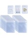 ALMEKAQUZ Zipper Bag, PVC Clear Bag,Antitarnish Plastic Bags,Jewelry Anti Oxidation Zipper Bag,or Packaging Jewelry Earrings Rings Cellophane Wrap, 5 x 7cm/2 x 2.7 inch(100 Pieces)