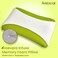 Set Of 2-Aloe Vera Infused Memory Foam Pillow With Removable Cover - Hypoallergenic &amp; Breathable- 60x40x12cm