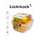 LocknLock To-Go 2-in-1 Salad Container Yellow - Leak-Proof, BPA-Free Container with Removable Divider