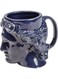 Roman Sculpture Coffee Mug blue