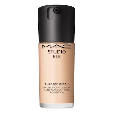 MAC Studio Fix Fluid SPF 25/PA++ Skin Balancing Complex Longwear Soft Matte Foundation Nc15