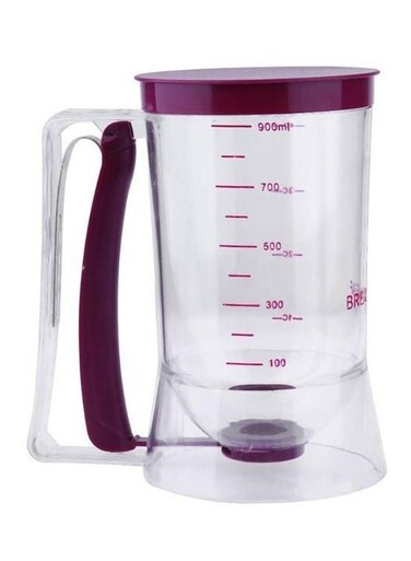 Batter Dispenser Purple/Clear 17x11x18.5cm
