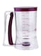 Batter Dispenser Purple/Clear 17x11x18.5cm