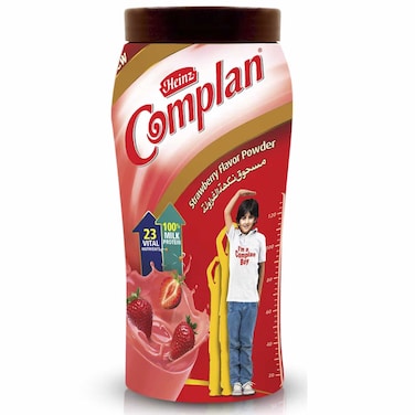 كومبلان قارورة مسحوق نكهة الفراولة 400 غرام