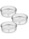 E-far 8 Inch Cake Pan Set of 3, Stainless Steel Round Layer Cake Baking Pans, Non-Toxic &amp; Healthy, Mirror Finish &amp; Dishwasher Safe
