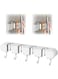 JIJI&amp;CUI Multifunctional Mop Holder with Hook, 2024 New Punch Free Mop and Broom Holder Wall Mount Broom Rack, Broom Organizer Storage Tool Racks Heavy Duty Self Adhesive Mop Holder Wall Mounted