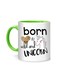 Styles Born to be wild &amp; Unicorn Printed Mug White/Green