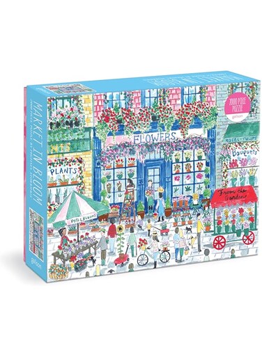 Galison Michael Storrings Market in Bloom 2000 Piece Puzzle