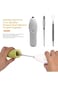 Rechargeable Handheld Vegetable Corer Electric Fish Scale Remover, with 2 Replaceable Cutter Heads
