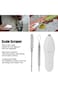 Rechargeable Handheld Vegetable Corer Electric Fish Scale Remover, with 2 Replaceable Cutter Heads