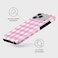 Burga iPhone 17 Pro Max Think Pink Premium Case Compatible with Hybrid Dual-Layer Hard Shell + Silicone Protection - Scratch-Resistant Shockproof Mobile Cover