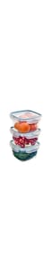 Snips   SnipsLock Square - Square Container   1 Lt   Set of 3   4 Safety Latches   14.8 x 14.8 x 12 cm   Made in Italy