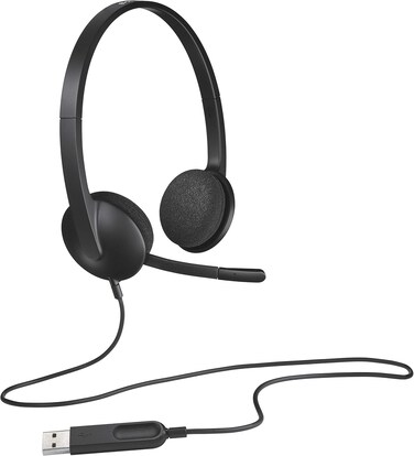Logitech H340 USB Headset Black
