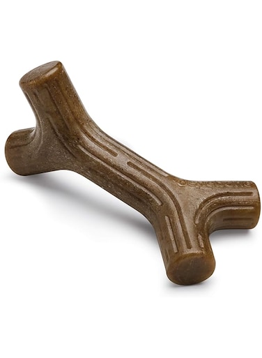 Benebone Bacon Stick Dog Chew Toy for Aggressive Chewer Bacon Flavor Small