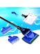 TAME 5 in 1 Aquarium Cleaning Tools Fish Tank Cleaning Kit Aquarium Tank Clean Set Fish Net Gravel Rake Algae Scraper Fork Sponge Brush Glass Cleaner Tools