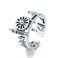 S925 Sterling Silver Ring Sky City Open Ring