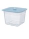 container with lid, square plastic/silicone1.4 l