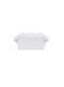 1.0 L Glass Baking Dish with Lid-RF12207/ Rectangle Tray Perfect for Baking and Serving/ Casserole with Easy Grab Handles/ Oven, Dishwasher and Freezer Safe Clear