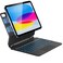 TRON Keyboard Case For iPad 10th Generation, Magic Magnetic Stand Keyboard For iPad 10 With Multi-Touch Trackpad, Floating Design, 7 Colors Backlit, Bluetooth Black