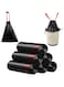 Extra Thick &amp; Strong 4 Gallon Trash Bags Drawstring 5 Gallon Trash Bags Small Garbage Bags Unscented Waste Basket Liners Bags for Kitchen,Bathroom,Office(75 Counts)