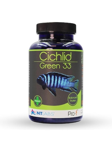 NT Labs Pro-f Cichlid Green 33 Stick Fish Food - 100G