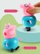 Peppa Pig Store Family House Toy Set For Kids - 4Pcs Pretend Play Family Figures With Baby, George, Mommy &amp; Daddy, Soft Rubber Face Dolls For Role Play, Kids Imaginative Play House Characters, Gift