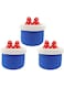 3PCS Decorative Cotton Basket with Lid, (8.6 * 7.8 * 6.6 inch) Cotton Rope Crafted Storage Bin Small Cotton Rope Storage Pot Decorative Cotton Caddy with Lid Cotton Caddy for Snacks, Towels, Plants