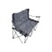 folding camping chair with table, cup holders &amp; carry bag supports up to 500lbs, perfect outdoors