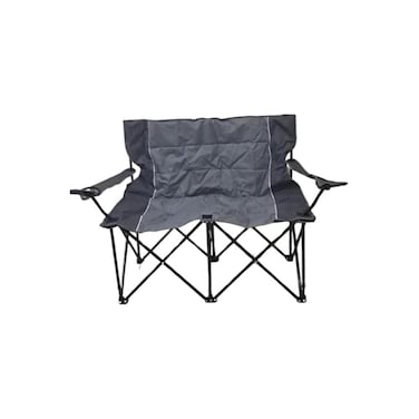 folding camping chair with table, cup holders &amp; carry bag supports up to 500lbs, perfect outdoors