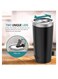 Premium 20 OZ Stainless Steel Insulated Travel Mug with Lid, Straw and Cleaning Brush, Double-Layer Design for Hot and Cold Beverages, Ideal for Home and Office (Black)