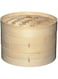 Kitchencraft Oriental World Of Flavours Two Tier Bamboo Steamer Basket With Lid, 14.5 Cm Dimeter X 20 Cm Height, Beige